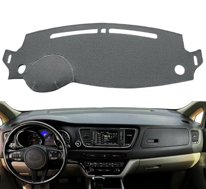 Dash Cover Mat Custom Fit for Kia Sedona, Dashboard Cover Pad Carpet Protector F138 (Darkgray) - color: DarkGray