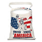 Car Trash Can, Seat Back Hanging Car Trash Bag, Cute Canvas Car Garbage Bag, Essential Car Trash Bin Car Organizers USA Mapping - color: USA Mapping