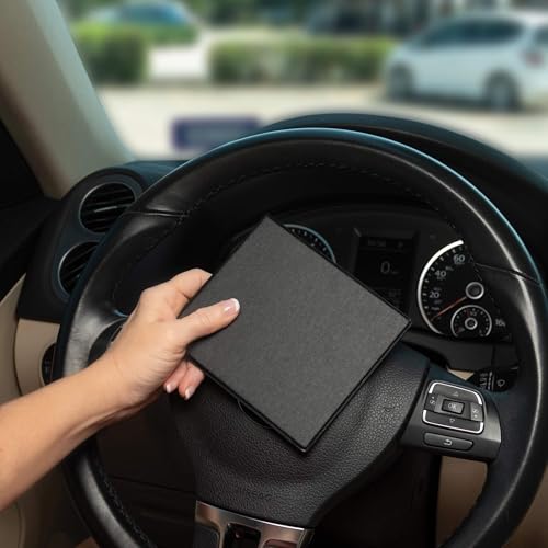 Samsill 2 Pack Car Registration and Insurance Holder, 5.25" x 4.75" Black Glove Box Organizer, Perfect for Multiple Vehicles - size: 5.25" x 4.75", style: 2 PACK