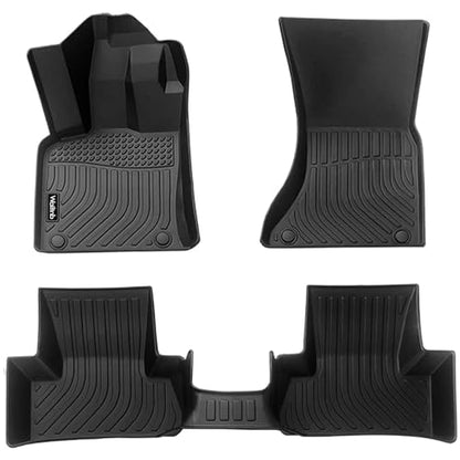 Car Floor Mats Custom Fit Audi Q5 2017-2009 All Weather Floor Mats for SQ5 TPE Durable Floor Liners Accessories for Audi Q5 2017 2016 2015 2014 2013 2012 2011 2010 2009 Black - style: 24|For Audi Q5/SQ5 | 2009-2017 | Mats