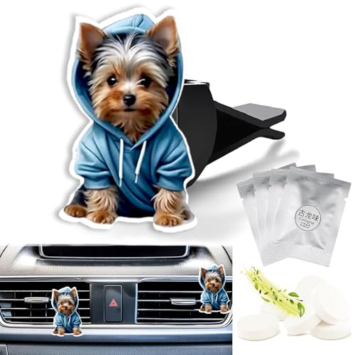 Cute Car Air Freshener Clips Dog Car Vent Clip Dog Cars Scents Cologne Air Conditioner Clip Auto Vent Interior Decoration Cars Accessories - German Shepherd Dogs Loves Gifts for Men Women - color: Sportswear Dog