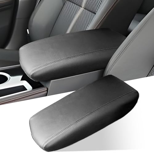 Center Console Cover for Nissan Altima 2026 2025 2024 2023 2022 2021 2020 2019 - Durable Armrest Protector, Easy Installation & Non-Slip Backing for Altima Interior Accessories - Black - size: 19-26 |Altima| Black Stitch, Thin Size