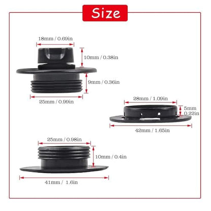 OTUAYAUTO 8PCS Car Floor Mat Clips - for Double Layer Mat - Universal Automotive Carpet Clips Holder Clamps