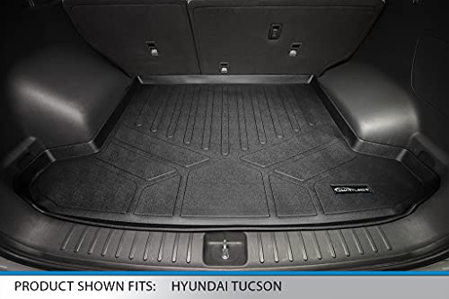 SMARTLINER All Weather Custom Fit Cargo Liner Behind The 2nd Row Compatible with 2016-2018 Hyundai Tucson - color: Hyundai Tucson 2016 - 2018