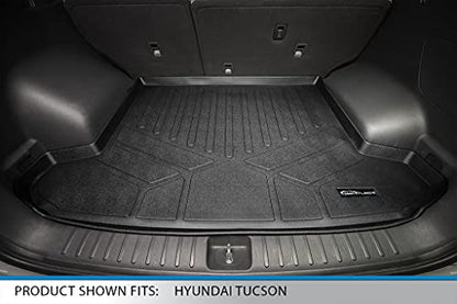 SMARTLINER All Weather Custom Fit Cargo Liner Behind The 2nd Row Compatible with 2016-2018 Hyundai Tucson - color: Hyundai Tucson 2016 - 2018