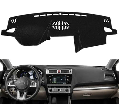 Yiz Dashboard Cover Dash Cover Mat Pad Custom Fit for Subaru Outback Legacy 2015 2016 2017 2018 2019 (15-19 Black) Z06