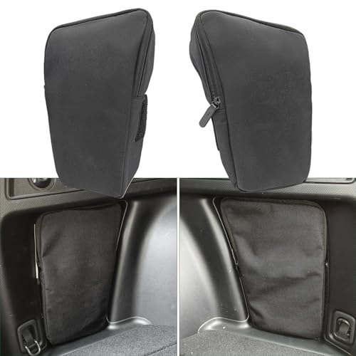 Trunk Upgrade, Trunk Organizer Pocket Bag, Trunk Cubby Storage bag, Cargo side pocket For Subaru Forester SK 2024 2023 2022 2021 2020 2019,Black, 2 pcs (Driver's side+Passenger's side) - style: Driver's side+Passenger's side, Trunk Storage bag