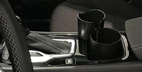 Two-Cup Console Organizer (Black) - color: Black