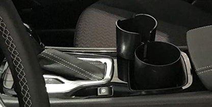 Two-Cup Console Organizer (Black) - color: Black
