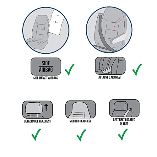 Faux Fox Fur Car Seat Cover for Cars SUV Trucks Universal Fit, Soft Plush Synthetic Fox Buck Fur Car Seat Cushions by FLMaples (White Brown Tip) - color: White Brown Tip