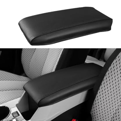DEYTOP Center Console Cover for Chevy Equinox 2010-2017 Accessories Armrest Cover for GMC Terrain 2010-2017 Accessories Armrest Pad (Black with Black Stitches)