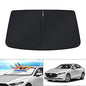 KUST Windshield Sun Shade Custom Fit for Mazda 3 Accessories 2014-2025 2026 Mazda3 Hatchback/Sedan Window Shade Cover Sun Visor Foldable Blocks UV Rays Keep Your Car Cooler - size: For | Mazda 3 2014-present