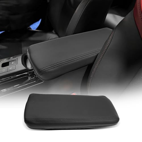 CDEFG for Toyota Prius 2023-2025 2026 Center Console Cover Armrest Box Cover for Prius (LE, XLE, Nightshade Edition, Limited) Accessories Arm Rest Protector - color: Toyota Prius-Thin black leather black line