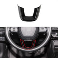 Glossy Black Steering Wheel U-Shaped Trims Cover for Acura Integra for Honda Civic 2022-2025 for Accord HRV CRV 2023-2025
