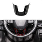 Glossy Black Steering Wheel U-Shaped Trims Cover for Acura Integra for Honda Civic 2022-2025 for Accord HRV CRV 2023-2025