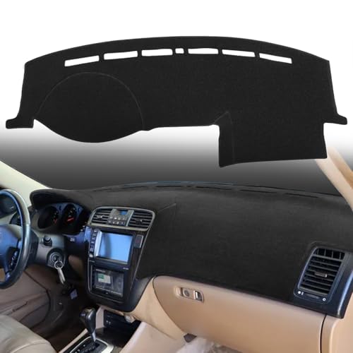 Dash Cover Mat Custom Fit for Acura MDX, Dashboard Pad Carpet Protector (Black) K356