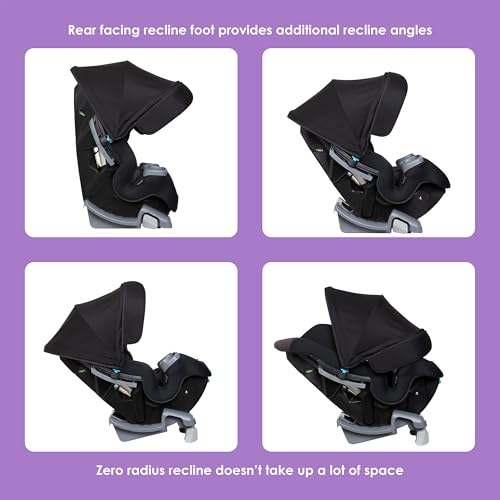 Baby Trend Cover Me™ 4-in-1 Convertible Car Seat - color: Dark Moon