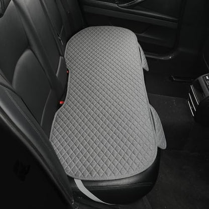 West Llama Linen Car Seat Covers,Bottom Seat Covers for Cars Include 1 Rear Bench Cover Universal Fits 90% Vehicles,SUVs,Cars,Sedans,Gray - color: C-Gray, size: 1 Rear Bench Seat Cover