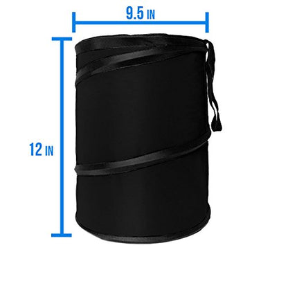 FH Group Automotive Waterproof Portable Collapsible Large Can Garbage Container fits Most Cars,Polyethylene, SUVs, and Trucks Beige Trash - color: Beige, style: Large