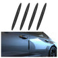 4PCS Car Door Edge Guards with Airbag,De-Static & Anti-Crash Car Door Protector with Dolphin Streamline Design,Universal Cars Doors Edge Protector Exterior Cars Accessories