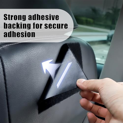 Car Seat Side Pocket Organizer, PU Leather Car Storage Bag Multifunctional Phone Wallet Key Card Holder Gap Filler Universal Pouch for Auto Door Seat Side Dash Interior Accessories (Black)