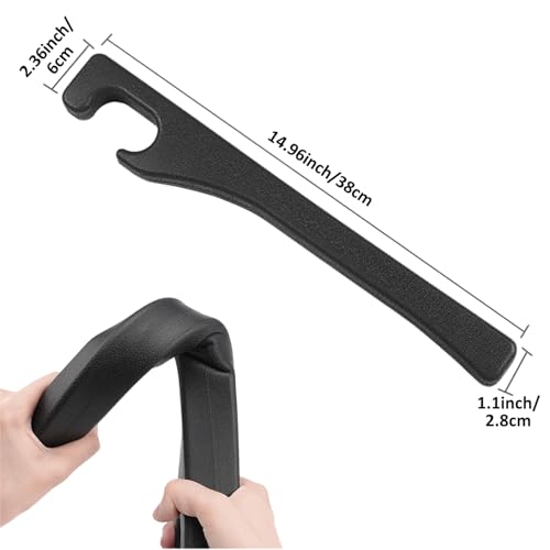 Car Seat Gap Filler 2 Pack,Universal Fit Car Seat Gap Stopper to Fill The Gap Between Seat and Console,Car Accessories Interior Prevent Stop Cellphone Wallet Keys Coins and Card from Dropping - color: Black