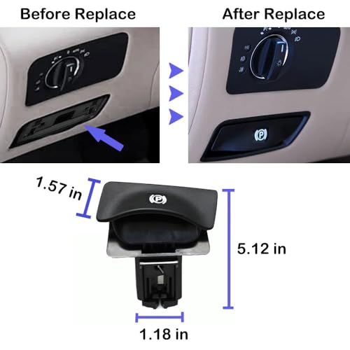 for Mercedes Benz CLS W219, Parking Brake Release Handle Cover Assembly, Handbrake Lever Complete Replacement 2005-2011 - size: W219 handbrake