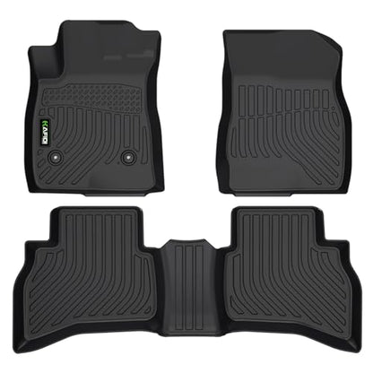 Floor Mats Custom for Chevy Trailblazer (AWD Only) 2021-2026 All Weather Protection TPE Heavy Duty Non-Slip Automotive Floor Liners Fits Front& 2nd Row Full Set Accessories, Black - style: 2) For Trailblazer AWD 2021-2026