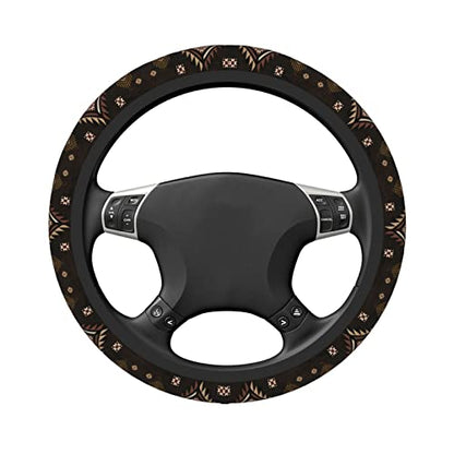 Southwest Pattern American West Steering Wheel Cover Anti-Slip,Sweat Absorption Universal 15 inch Steering Wheel Covers Cute car Accessories for Men Women - color: 7