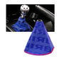 Car Shift Boot Cover, Fabric Shifter Lever Knob Boot Dustproof Cover with Stitch, Manual Automatic Speed Shifter Boots Gear Gaiter for Most Vehicles, Car Accessories (Blue) - color: Blue