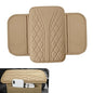 Car Center Console Cover, Leather Automotive Armrest Cushion with 2 Storage Bags, Breathable Armrest Cover, Universal Waterproof Arm Rest Protection Pad for SUV, Sedan, Truck (Beige) - color: Beige
