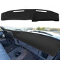 Yiz Dash Cover Mat Custom Fit for Dodge Ramcharger D/W Series Power Ram Wagon Pickup Truck/Plymouth Trailduster Trail Duster Dashboard Cover Pad Carpet (Black) J188 - color: Black
