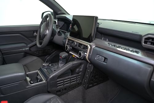 Rago Fabrication Center Console Molle Panels for 4th Gen Toyota Tacoma & 6th Gen Toyota 4Runner | Mount Your Gear and Electronics for Quick Access | Driver and Passenger Side Panels Included - size: Tacoma 4th Gen / 4Runner 6th Gen