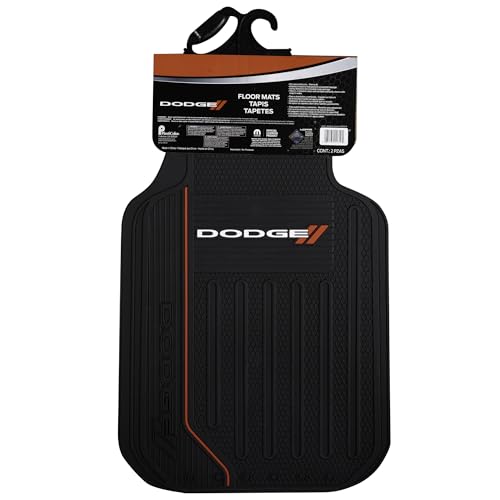 Plasticolor Elite 'Dodge' Automotive Floor Mat Set, (001468R01), Black