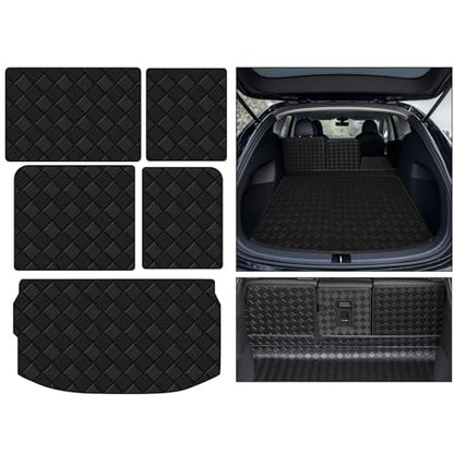 Cargo Mat for 2024-2025 Mazda cx-90(8-Seat Only)+ 2ND& 3RD Row Rear Backrest Mat，Full Coverage All Weather Protector, Trunk Mat Cargo Liner for Mazda cx-90（Black Version Accessories