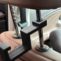 Hard Hat Holder for Truck Seat Bamboo Hard Hat Hook for Seatback, Headrest Hooks for Car, Portable Hard Hat Hanger, Holds Hard Hat and Vest with Ease (1)