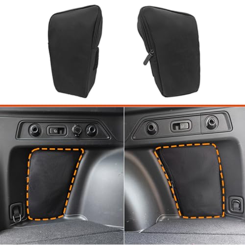 Trunk Upgrade, Trunk Organizer Pocket Bag, Trunk Cubby Storage bag, Cargo side pocket For Subaru Forester SK 2024 2023 2022 2021 2020 2019,Black, 2 pcs (Driver's side+Passenger's side) - style: Driver's side+Passenger's side, Trunk Storage bag