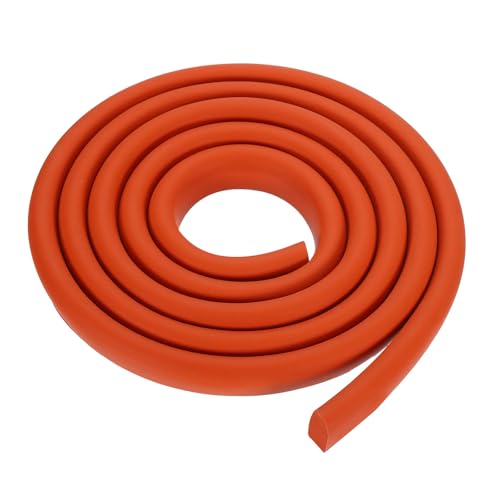 uxcell 6.56 ft Foam Backer Rod, 0.47" x 0.79" D-Shaped Solid Joint Filler, Foam Seal Strip for Caulk Saver, Rope Caulk Cement Crack Filler, Red