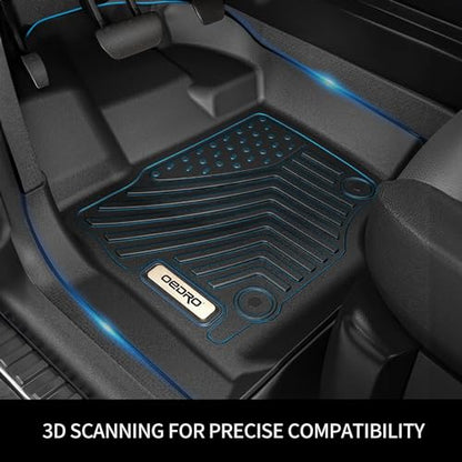 OEDRO Floor Mats Fit for 2014-2018 Jeep Wrangler JK Unlimited JKU 4 Door (Not for 2 Door and JL Models), Black TPE All Weather Car Mats 1st & 2nd Row Floor Liners - style: 2014-2018 Wrangler JK