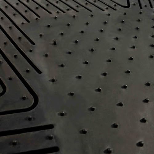 FANMATS 8771 Philadelphia Eagles 2-Piece Heavy Duty Vinyl Car Mat Set, Front Row Floor Mats, All Weather Protection, Universal Fit, Deep Resevoir Design