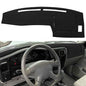 Dash Cover Mat Custom Fit for Toyota Tacoma 1998 1999 2000 2001 2002 2003 2004, Dashboard Cover Pad Carpet Protector (Black) F83 - color: 98-04 Black