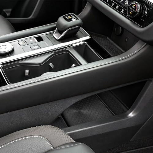 Pathfinder Lower Organizer Tray Compatible with Nissan Pathfinder 2022 2023 2024 2025 2026 S/SV/SL/Rock Creek/Platinum Accessories Floor Center Console Armrest Insert Tray Storage Box
