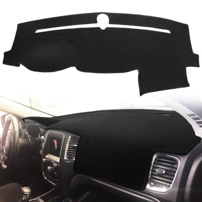 Dash Cover Mat Custom Fit for Dodge Durango 2011-2020, Dashboard Cover Pad Carpet Protector (Black) F53
