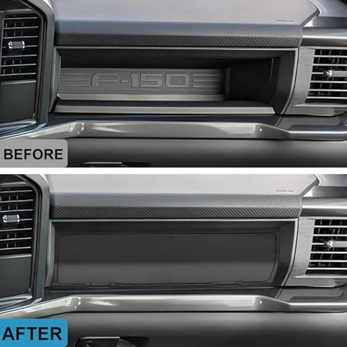Glove Box Organizer Compatible with 2022-2026 Ford F150 STX XL/2023-2025 Lightning Pro/2025 Lightning XLT Passenger Side Hidden Insert Accessories Glove Storage Compartment Organizer Tray - size: 22-26 F150