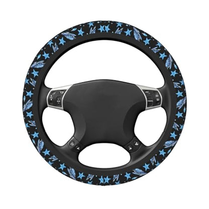 Sea Turtle Steering Wheel Cover for Women Elastic Rubber Steering Wheel Universal 15 Inch Fit for Cars, Auto, SUVs - color: Sea Turtle