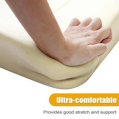 Priprilod Driver Side Bottom Seat Cover & Foam Cushion Replacement Light Tan #522/922 Compatible with Chevy Tahoe/Suburban 1500 2500 1999 2000 2001 2002 | Faux Leather | Fits Heated & Non-Heated Seats - color: Tan