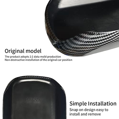 for BMW X3 X4 F25 F26 G01 G02 2011-2021 Car Center Armrest Box Cover Carbon Fiber Color Inner Console Box Storage Box Panel Protect Trim Covers (X3 F25 2011-2017/X4 F26 2014-2018)