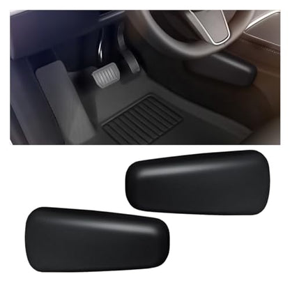 2PCS Car Door Armrest Pads, Soft Memory Foam Car Knee Leg Elbow Cushion, Leather Car Arm Rest Pillow for Comfort Support, Universal Car Interior Accessories for Most Vehicles (Black)
