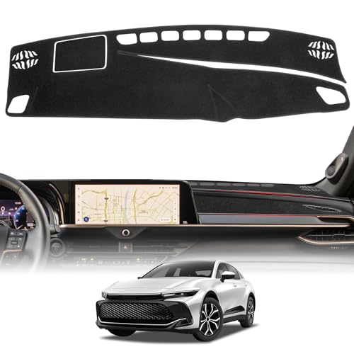 Dash Cover Mat Compatible with Toyota Crown 2023 2024 2025 Dashboard Cover (Not fit Signia) for Pad Custom Car Dashboard Interior Accessories Ornament - size: Compatible with Crown 2023- 2025