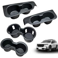 Cup Holders for 2023 2024 2025 Honda Pilot Accessories (Only Fits for 8 Seats) TPE Cup Holder Insert Front Center Console/2nd/3rd Row Drink Holder Organizer Replacement for 2024 Pilot 4Pcs Set - size: for Honda Pilot 2023-2025